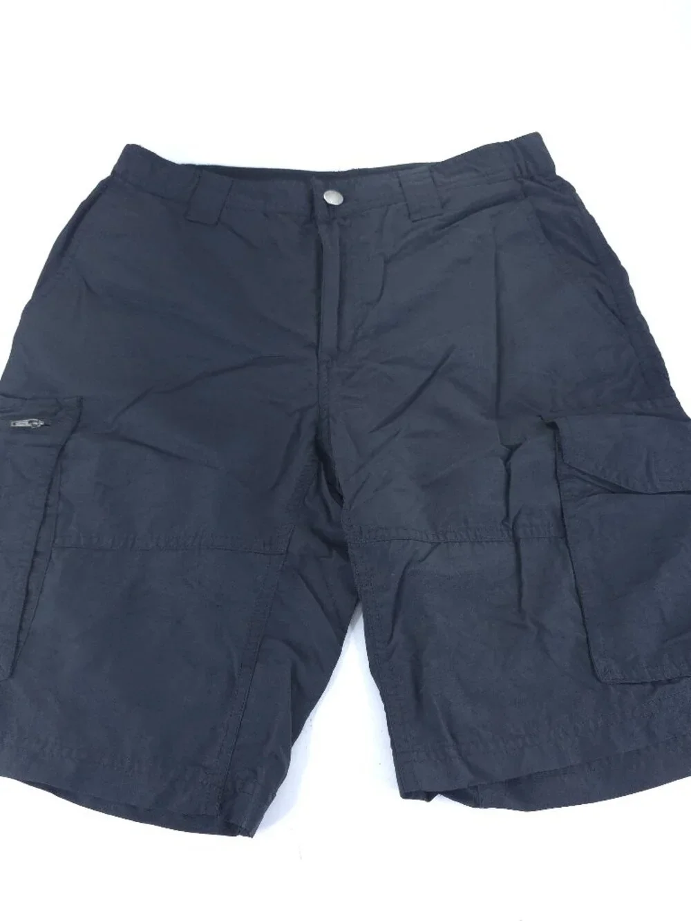 Columbia Lightweight Nylon Cargo Hiking Shorts Black Men's Size 30